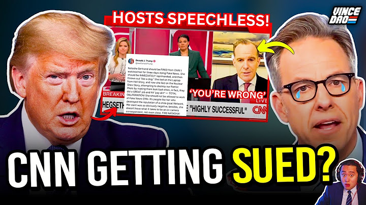 Trump MOVES to SUE CNN as Sources WIDELY DEBUNK False Media Report on Middle East Strikes