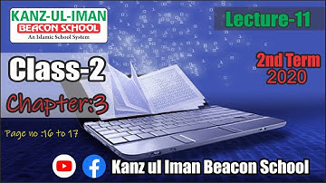 2nd Term Class 2 Computer Lecture 11 by Kanz ul Iman Beacon School.