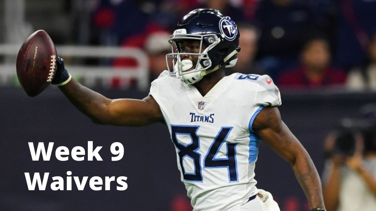 Waivers Week 9! Must Adds! Zack Moss JK Dobbins Corey Davis and Jordan Reed Fantasy Football