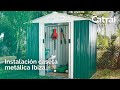 Cmo instalar una caseta metlica  catral garden diy