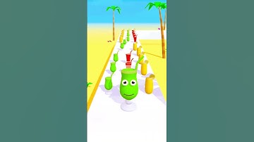 Juice Run🥤All Levels Gameplay Android, IOS - Walkthrough #shorts #indradevgamer