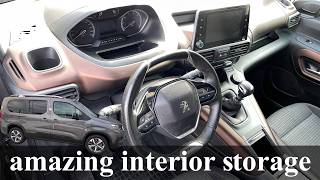 Amazing interior storage PEUGEOT RIFTER/CITROEN BERLINGO/OPEL COMBO/TOYOTA PROACE CITY
