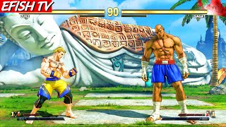 Luke vs Sagat (Hardest AI) - Street Fighter V