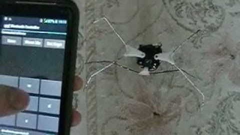 3 servo blueooth hexapod robot