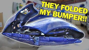 How to Unfold a Partify or eBay Front Bumper | WRX STi Front End Swap