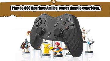 FR FO204W - AmiiPad Switch Manette: Plus de 800 figurines Amiibo, toutes intégrées dans le manette.