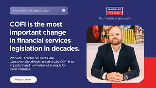 COFI is the most important change in financial services legislation in decades.