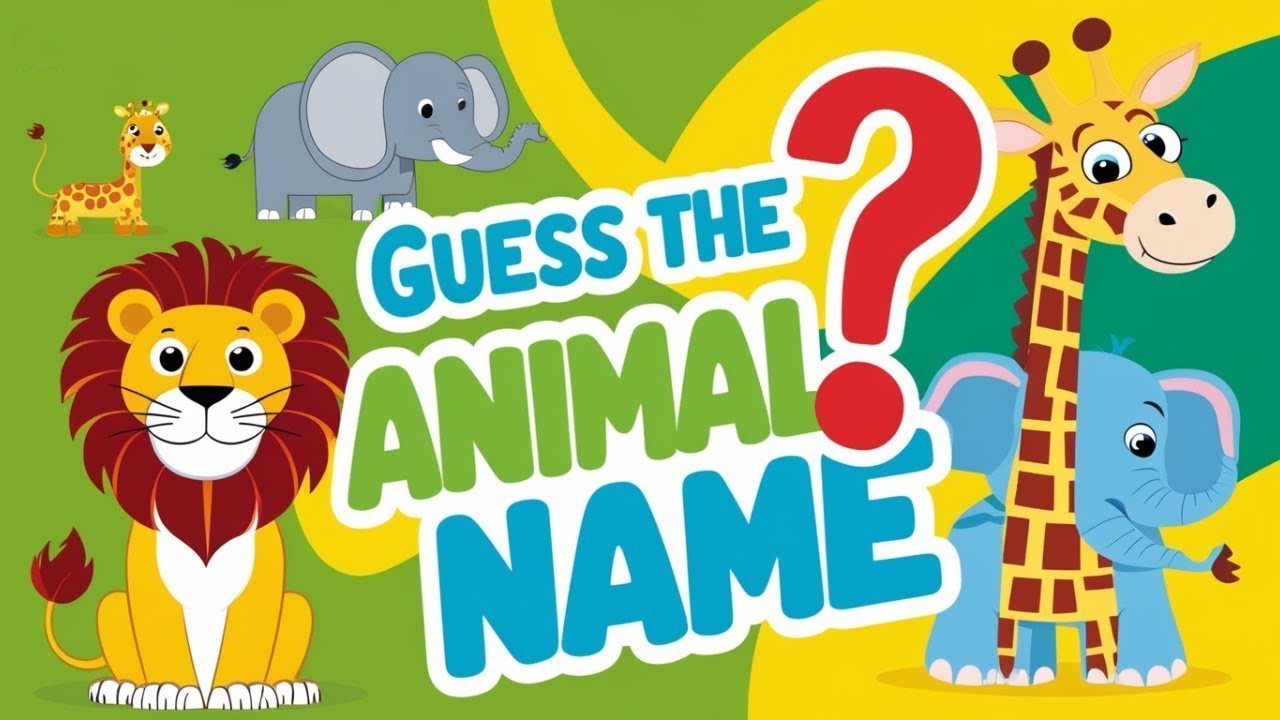 Guess Animal Name Challenge | Animal Quiz | Fun and Interactive Quiz ...