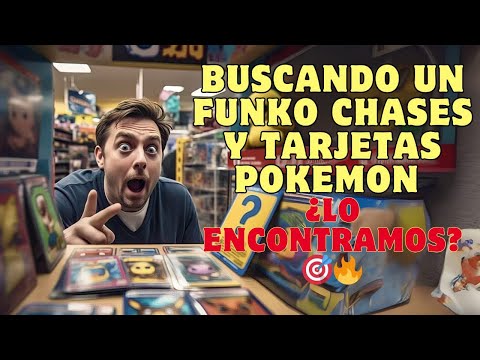 ¡BUSCANDO un FUNKO POP CHASE y CARTAS POKÉMON RARAS! ¿LO ENCONTRAMOS? 🎯🔥