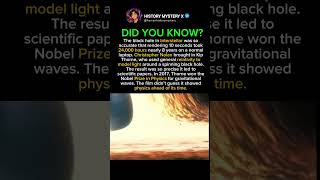Interstellar black hole scene was soo real 😮 #history #facts #space #historyfacts