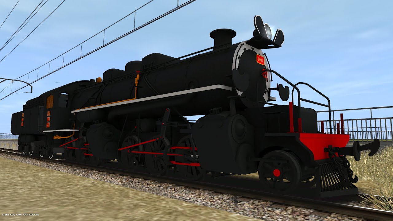De bergkoningin!! Review Lokomotif uap CC50 - Trainz Berbagi Karya ...