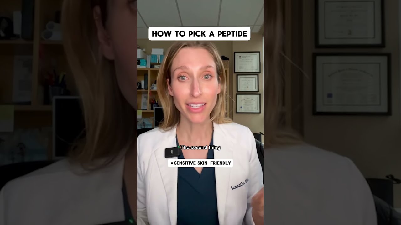 How To Pick A Peptide Skincare Product According Dermatologist