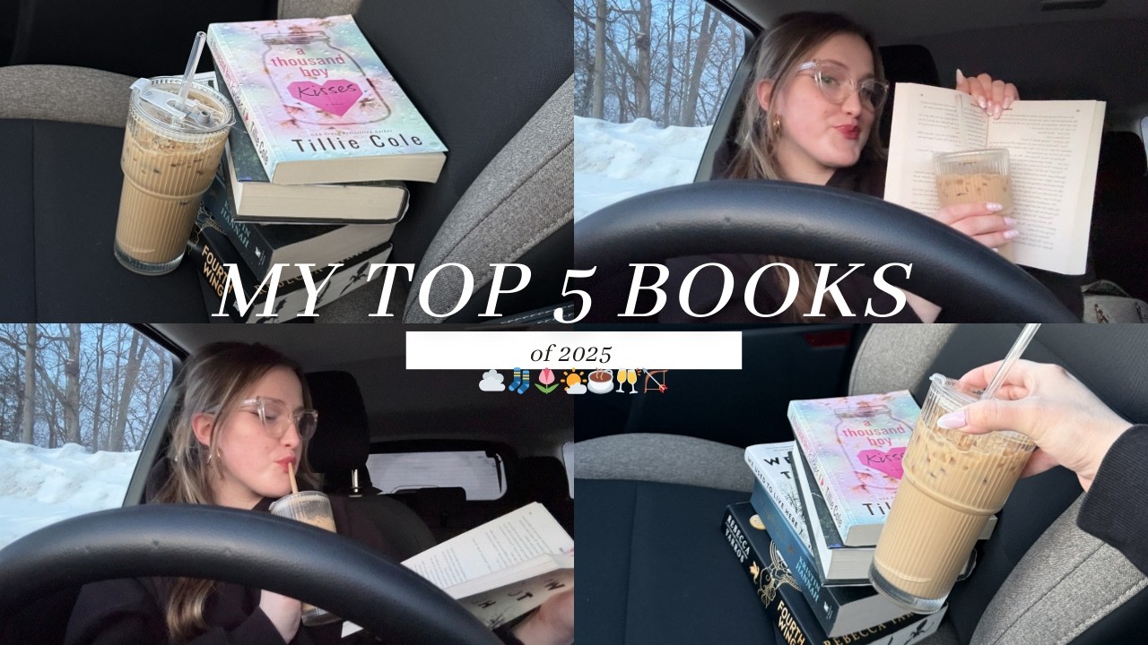 My top 5 books of 2025!! 🌷🧦🌤️☕️📚