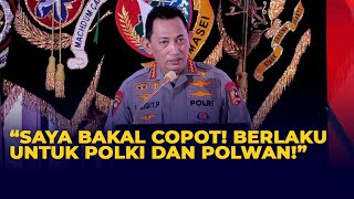 [Full] Arahan Lengkap Kapolri di Syukuran HUT ke-74 Polwan RI: Ancam Copot Jabatan!