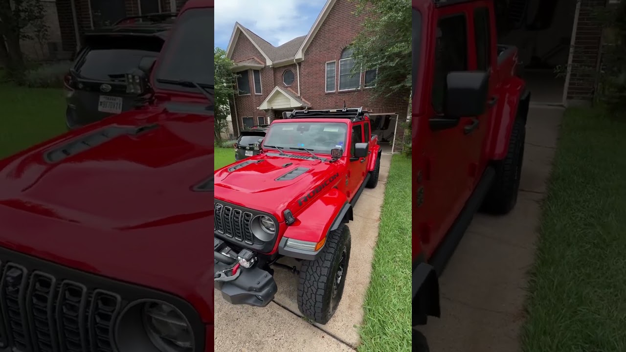 Bestop 5245417 Black Twill Sunrider for Hardtop 2020-2025 Jeep Gladiator JT installed Firecracker4x4