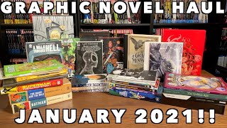 Graphic Novel, Omnibus,  Manga, TPBs and comic Haul January 2021!