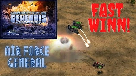 Command & Conquer: Generals Zero Hour  FAST WİNN TACTİCS !!! Hard Difficulty -HIZLI KAZANMA TAKTİĞİ-