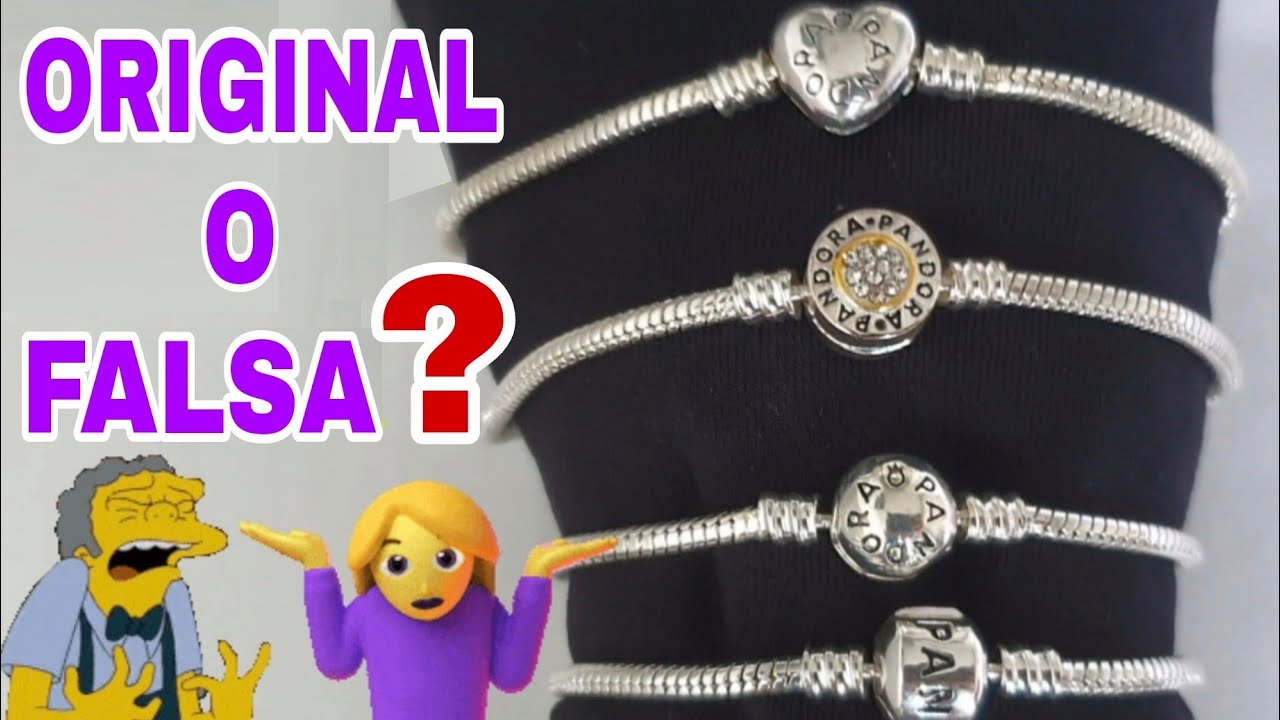 How to know if pandora bracelet is original. Pandora Real vs fake bracelet.  Identify fake pandora. - YouTube