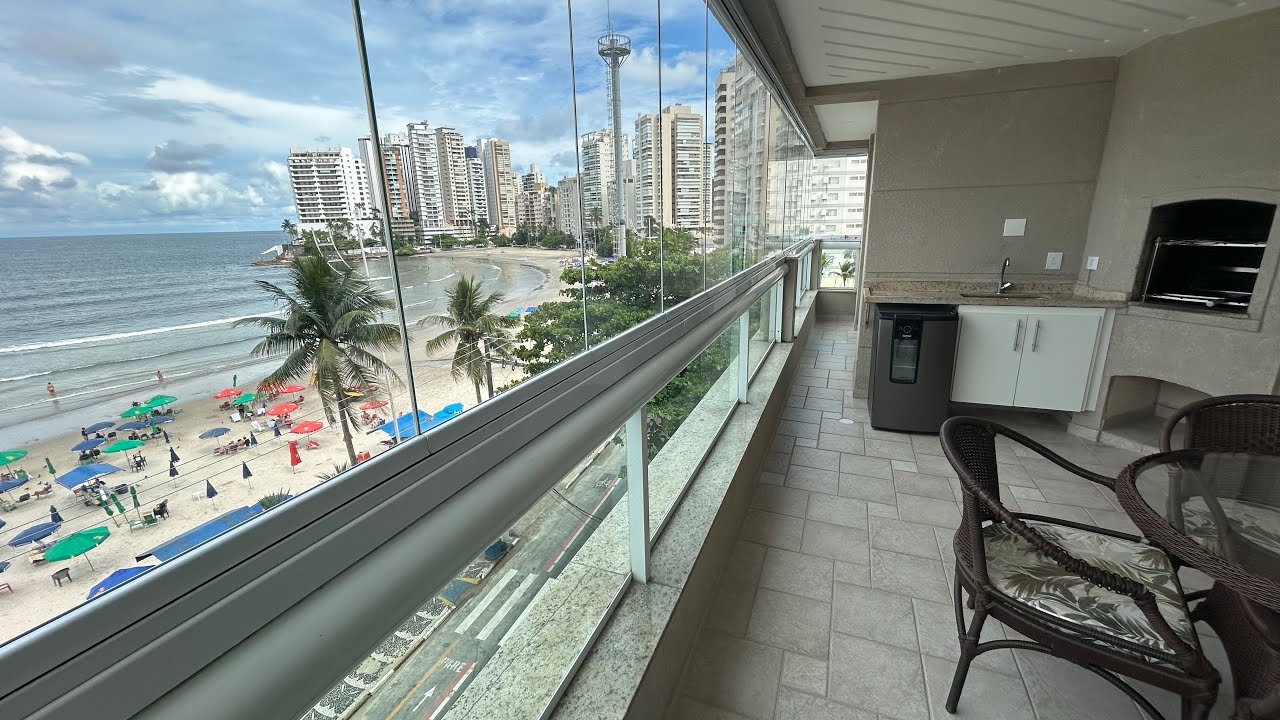 2.5 MILHÕES UM DOS MELHORES VARANDA GOURMET FRENTE ASTÚRIAS GUARUJÁ 