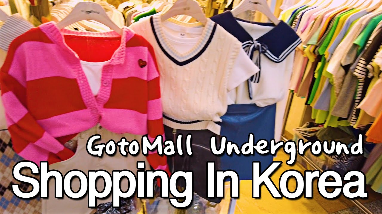 Shopping in Korea | GotoMall Underground Shopping Center | Autumn Season Fashion 2023