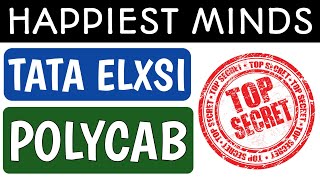 Happiest minds share,Polycab share,Tata elxsi share,Tata elxsi latest news,Polycab latest news
