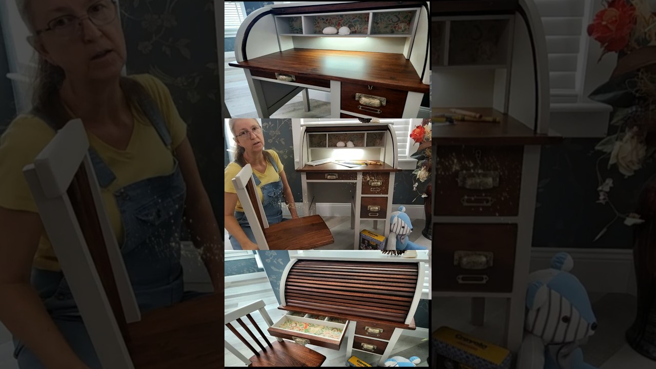 Small Desk Restoration with Heirloom Traditions Paint | DIY Furniture Makeover