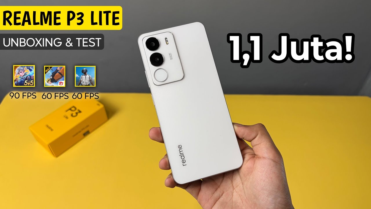 HP 1 JUTA TERBAIK?! Unboxing Realme P3 Lite - Gaming Tes & Tes Kamera!