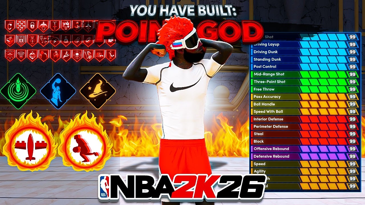 *NEW* BEST 4-WAY POINT GUARD BUILD in NBA 2K26! BEST SIGS + ANIMATIONS ...