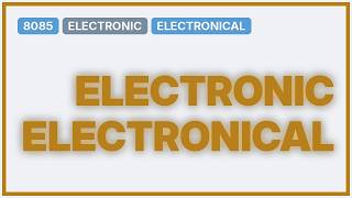Electronics: Interrupt in 8085 microprocessor (2 Solutions!!)