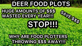 FOOD PLOT FERTILIZERS...STOP WASTING $$$