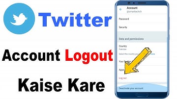 How to logout your Twitter account | Twitter Account ko logout kaise kare