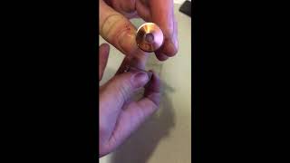 Lufka Fifka Metalowa Nabój Miedź