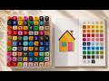 Relaxing Marker Coloring House Drawing 🎨 | Satisfying Art & ASMR Coloring