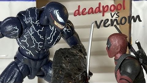 Deadpool vs venom | stop motion video animation