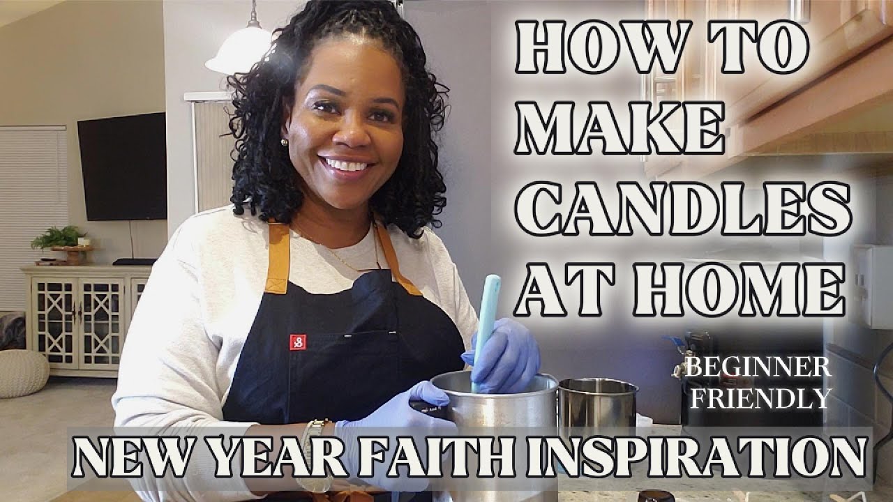 Cozy Christmas Candle Making at Home | Faith, Intention & Handmade Gifts 🕯️🎄