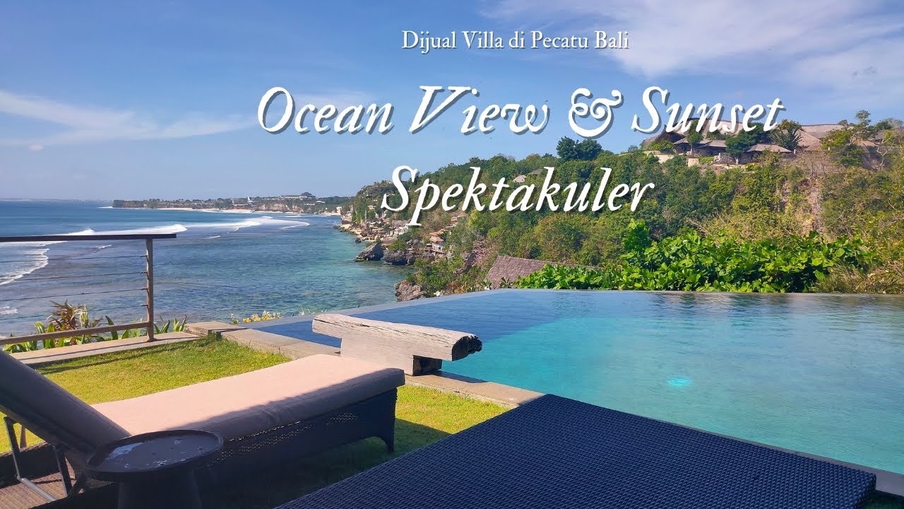 Dijual Villa Mewah Pinggir Tebing Pecatu Bali – Ocean View & Sunset Spektakuler
