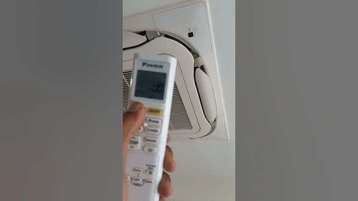 Daikin Cassette AC Error U0 How to check Error to remote #viral #shorts #video