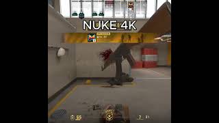 Nuke 4k with awp #cs2 #csgo #phonk
