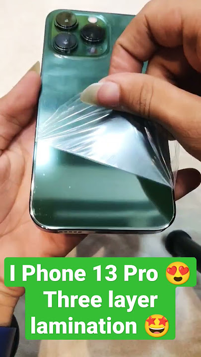 I Phone 13 Pro 😍 Three Layer lamination Back skin 🔥😱 Phone skins 🥰 #shorts #iphone13pro