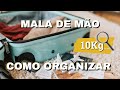 10 DICAS PARA VIAJAR SÓ COM A BAGAGEM DE MÃO | Como montar sua mala? Economize tempo e dinheiro