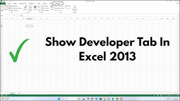 How To Show Developer Tab In Excel 2013 | Enable Developer Tab In Excel (Step-by-step Tutorial)