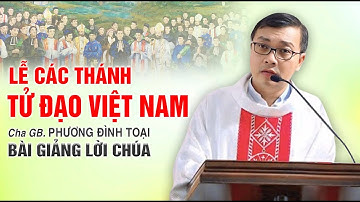 Lễ Các Thánh Tử Đạo Việt Nam - Bài giảng của Cha Phương Đình Toại