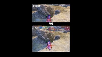 iPad View vs iPhone View (PUBG Mobile & BGMI) #shorts #pubg