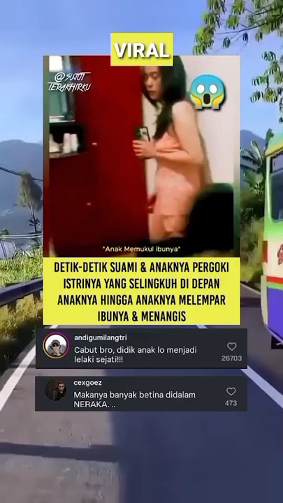 Detik-Detik Suami & Anak Pergoki Istri Selingkuh #beritaupdate #feedshorts #masukberanda #viral