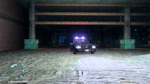 GTA IV - Police car with my custom ELS and﻿ ENB settings