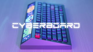 CYBERBOARD Unboxing, Build, Typing Sounds (Holy Panda & GMK Laser)
