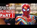 SPIDER MAN PS4 Gameplay Walkthrough Part 1 [4K HD PS4 PRO] - No Commentary (SPIDERMAN PS4)