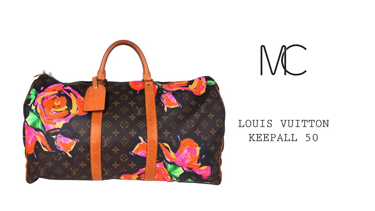 Louis Vuitton Stephen Sprouse x Monogram Roses Keepall 50 Limited