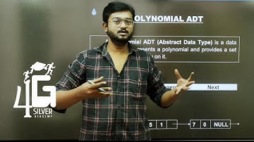 Polynomial ADT in Tamil | Addition of two polynomials using Linked list in Tamil | Data Structures