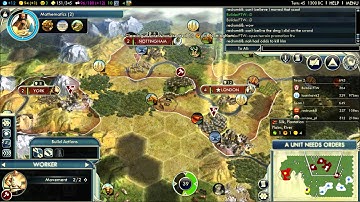 Civ5 Multiplayer 2v2 England and Greece